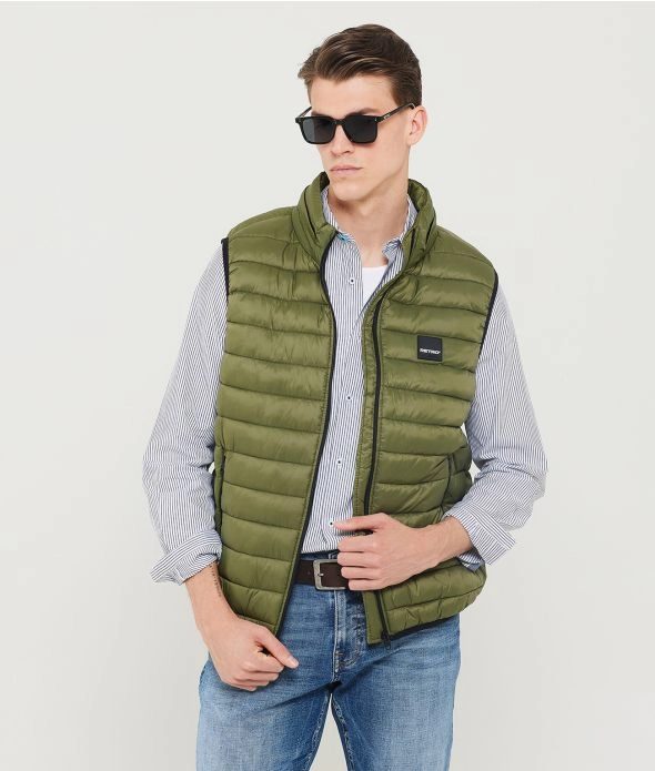 

Amos жилет Retro Jeans, хаки