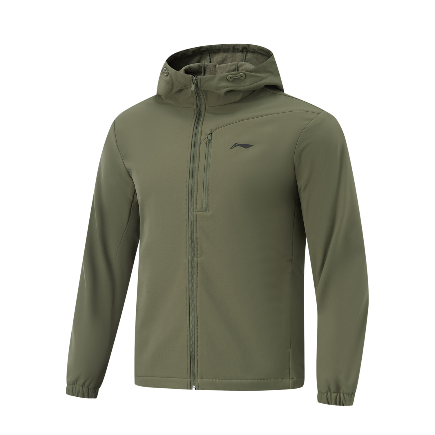 

LINING Фитнес куртка унисекс армейского зеленого цвета из парусины, Army Canvas Green