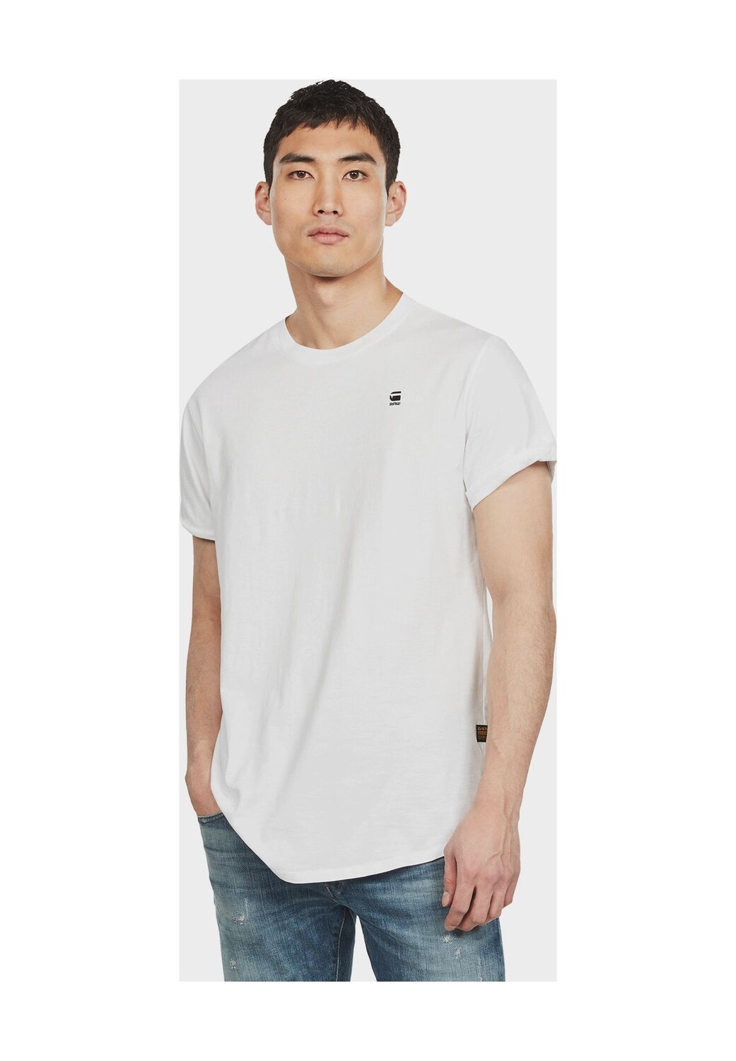 

Футболка, натуральный хлопок, мужская G-STAR RAW, белый