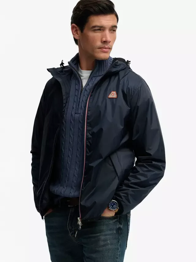 Незаменимая ветровка Superdry, Richest Navy — фото 4