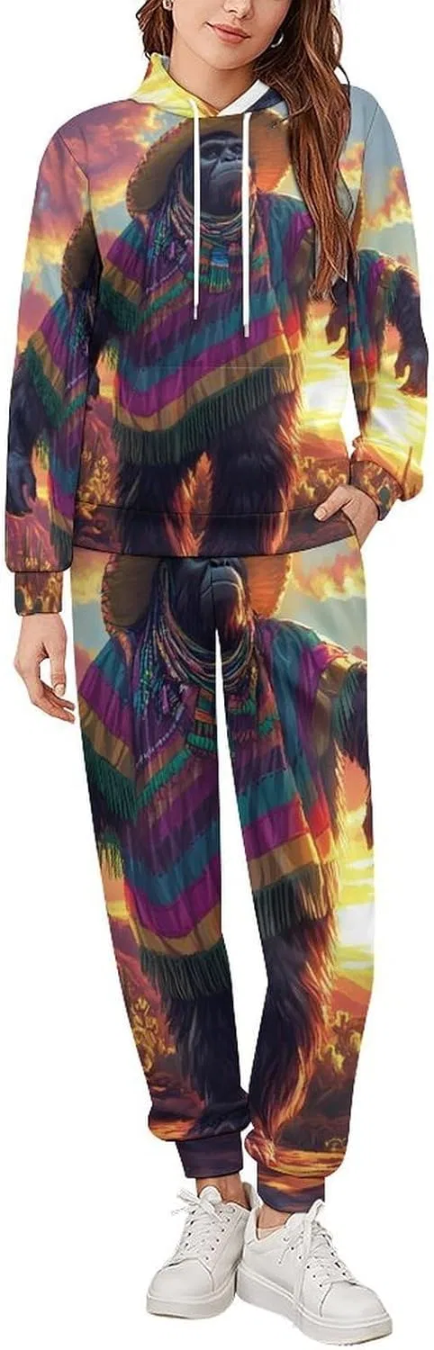 Костюм спортивный мужской с принтом Bigfoot, худи и брюки, Style — фото 3