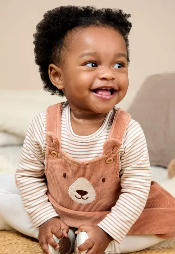 Комплект Regular fit set body Jojo Maman Bébé, коричневый