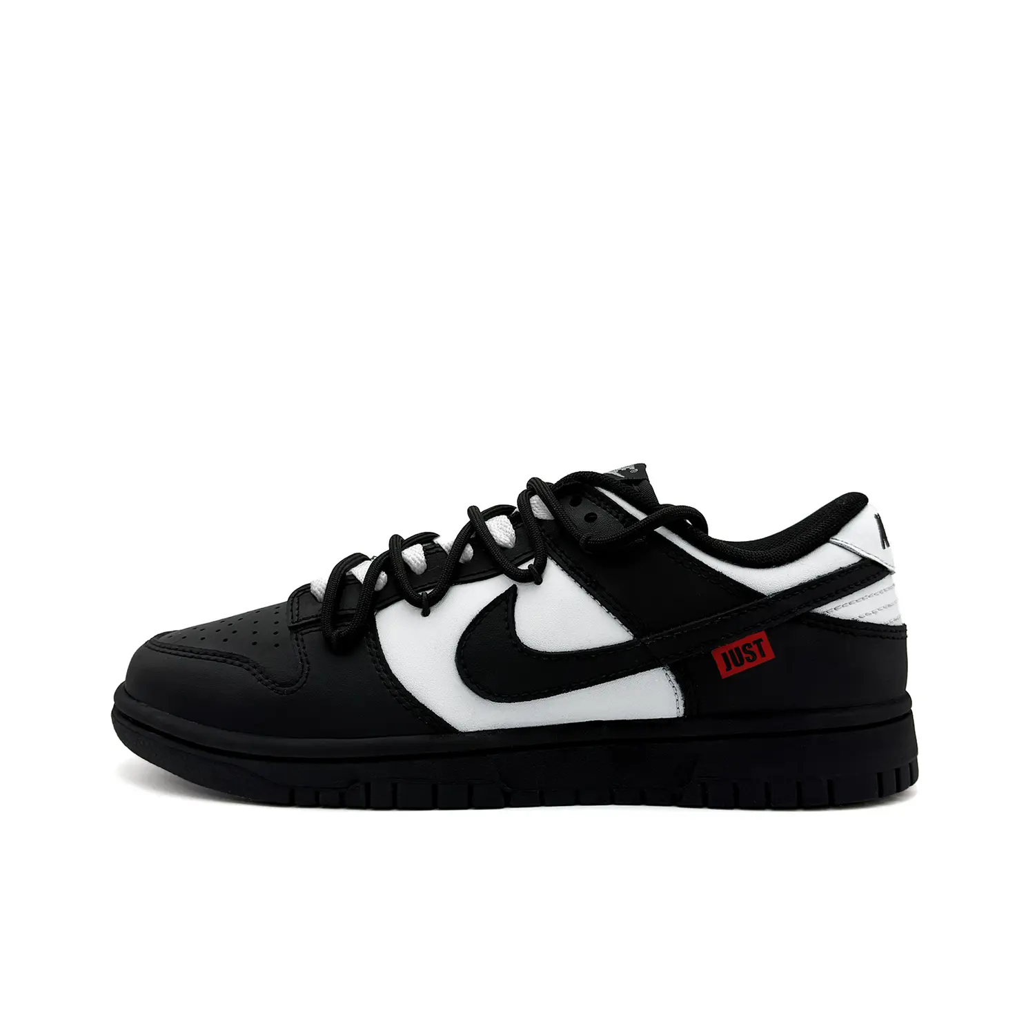 

Nike Dunk Red Tone Monologue Low top Skateboard Shoes мужские черно-белые