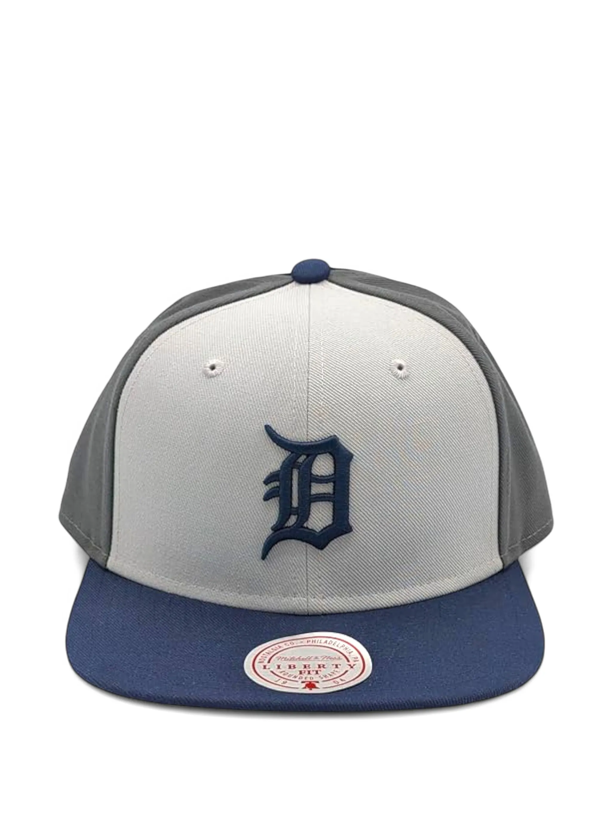 

Бейсболка с вышивкой Detroit Tigers Triple Play Liberty Mitchell & Ness, серый