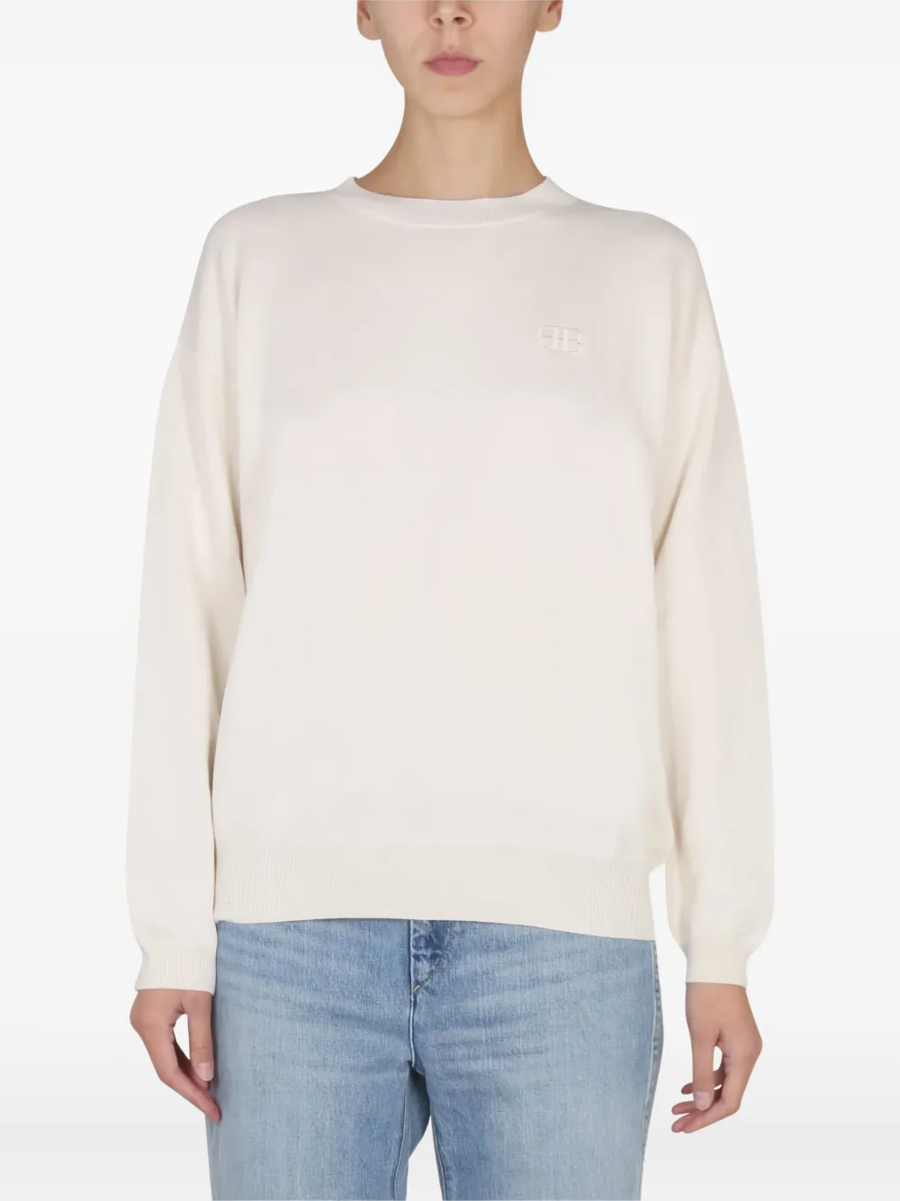 

Свитер с логотипом Ballantyne, белый