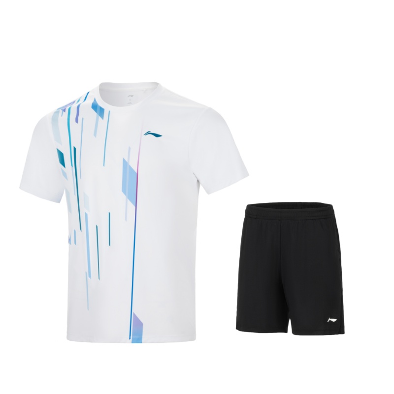 

Футболка для бадминтона унисекс LINING, белый