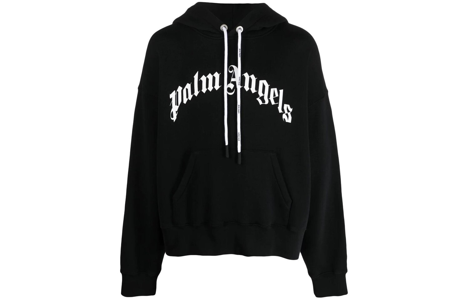

Толстовка с изогнутым логотипом Palm Angels, черный