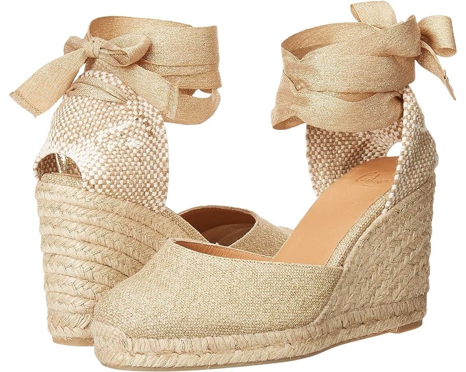 

Эспадрильи CASTANER Carina 80 Wedge, цвет Oro Claro