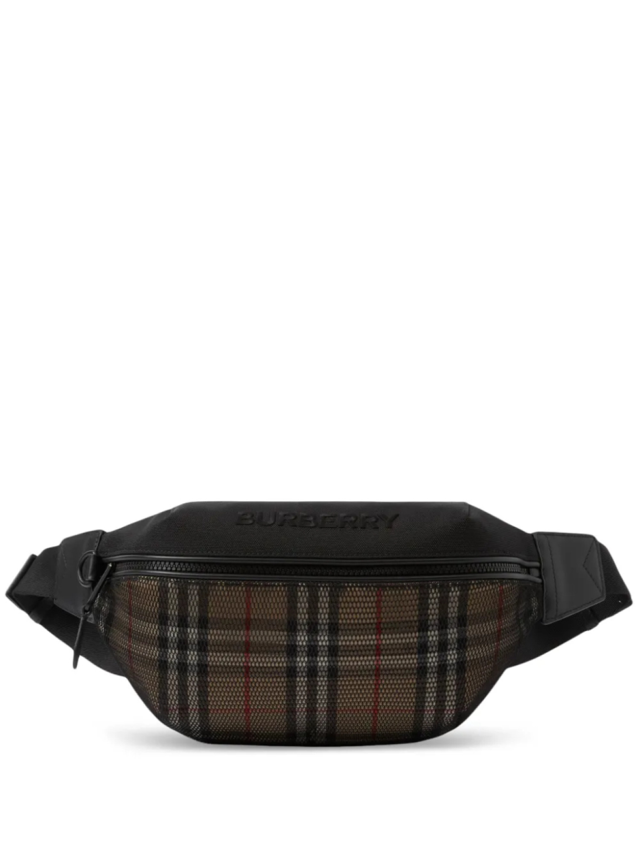 

Burberry поясная сумка Sonny в клетку, черный