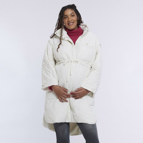 

Беременная пуховик Motherhood, цвет winter white