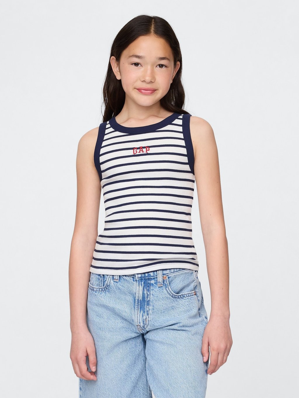 

Топ LOGO TANK GIRLS GAP, белый