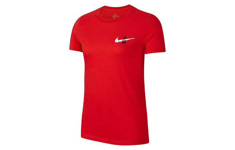 Футболка женская красная Nike