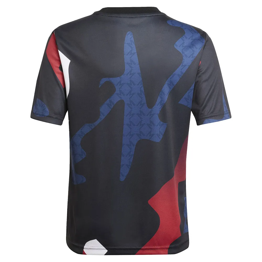 Футболка с коротким рукавом adidas Manchester United 24/25 pre match junior, разноцветный — фото 4