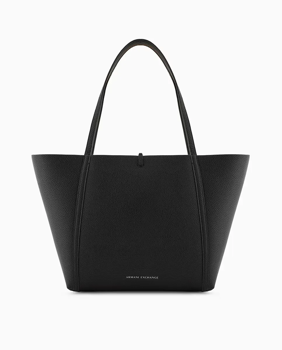 

Двусторонняя женская сумка-шоппер Armani Exchange, черный