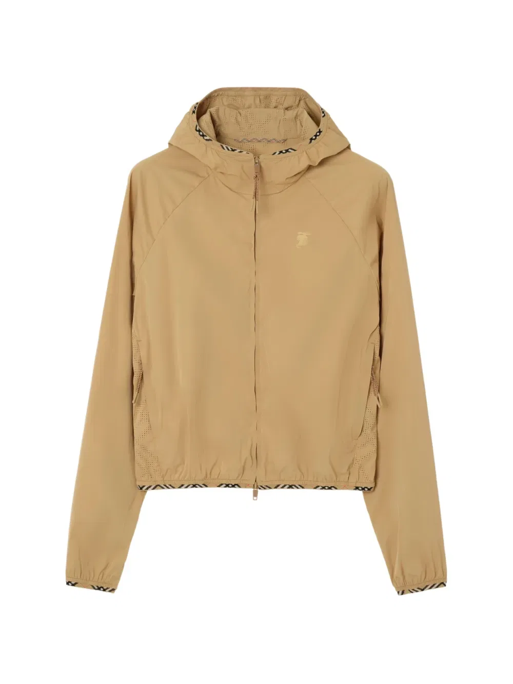 Куртка с капюшоном Burberry из эластичного нейлона, нейтральная