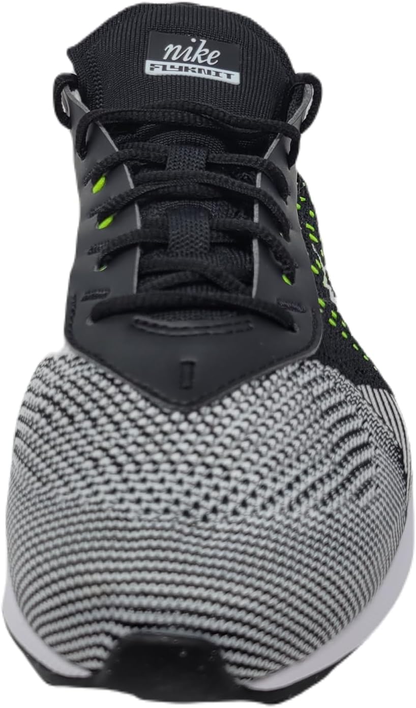 Мужские кроссовки Nike Air Max Flyknit Racer, белый/черный — фото 3
