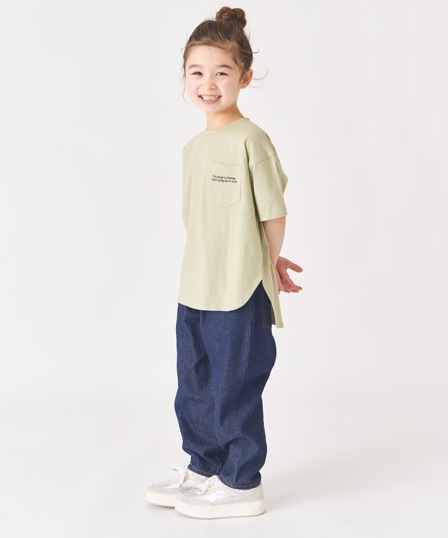 Цветная футболка Ever Closet, Khaki — фото 3