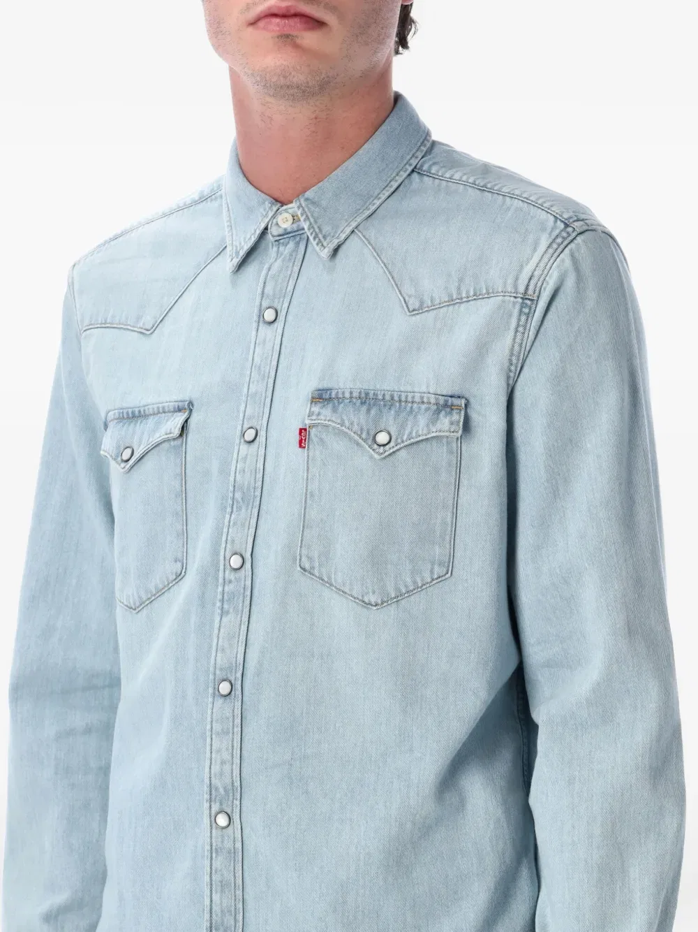 Рубашка Барстоу на пуговицах Levi'S, синий — фото 3