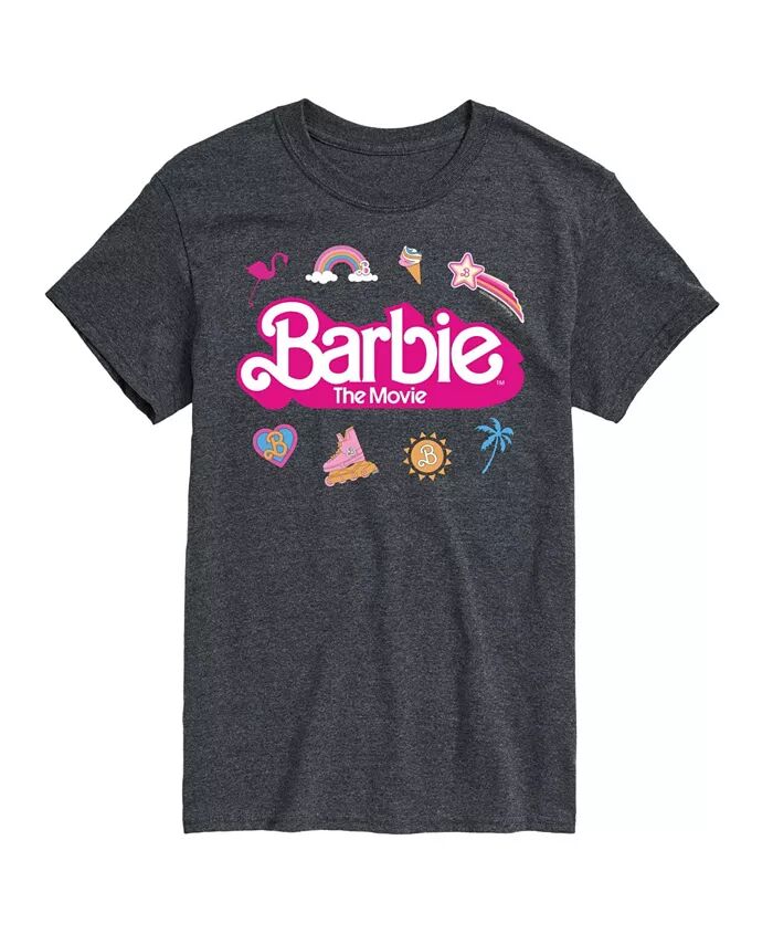 

Мужская футболка с коротким рукавом Barbie The Movie AIRWAVES, серый