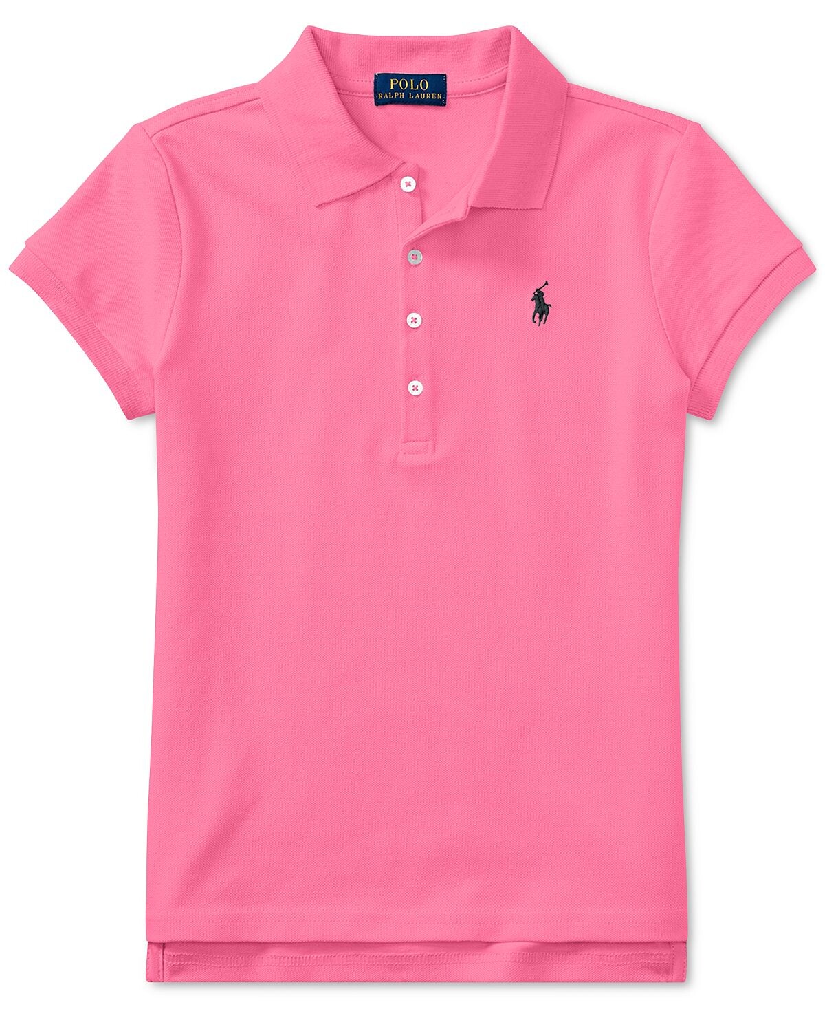 

Рубашка поло из эластичного хлопка для больших девочек Polo Ralph Lauren