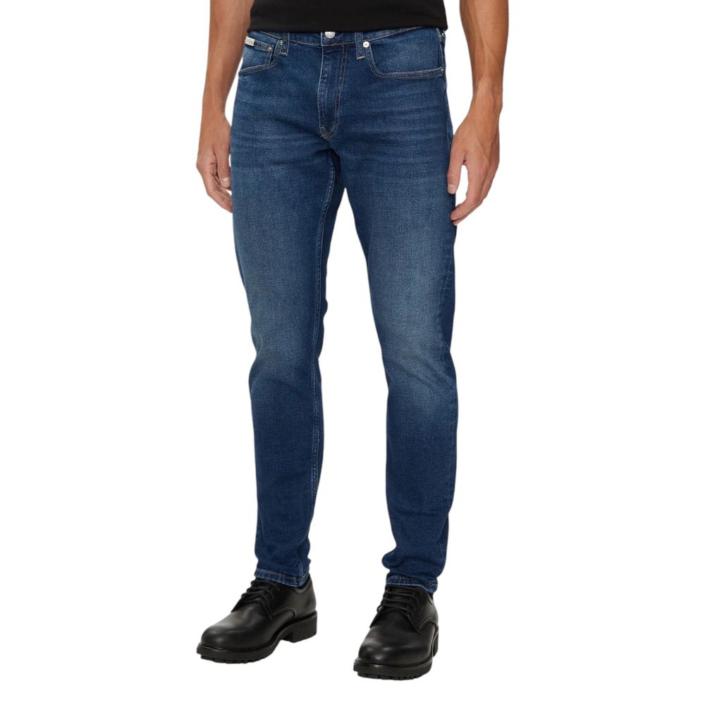 

Синие хлопковые джинсы и брюки Calvin Klein Jeans