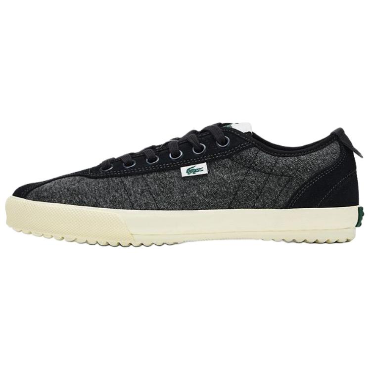 

LACOSTE Мужские парусиновые туфли черного цвета
