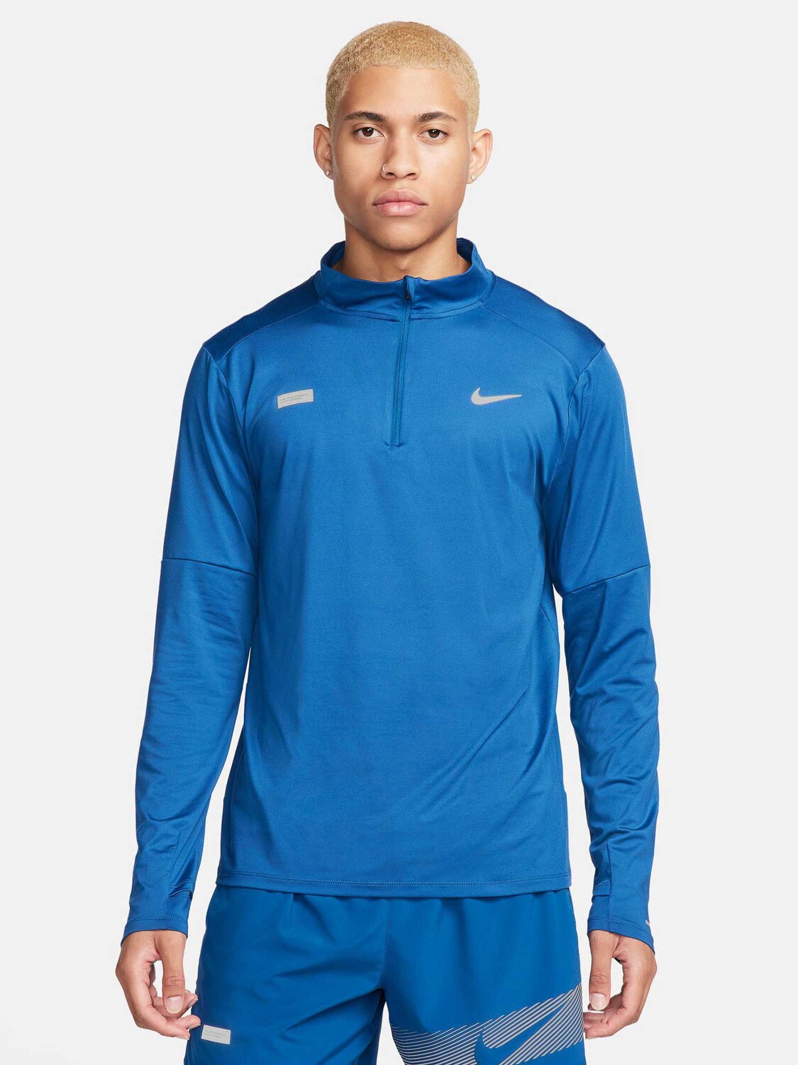 

Блуза Nike M NK DF ELMNT TOP HZ FLASH HBR, синий