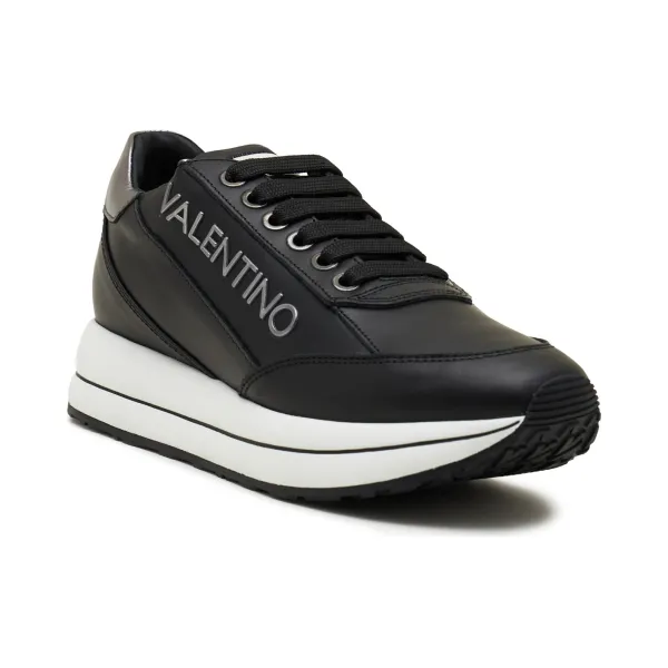 Кожаные кроссовки Valentino, черный