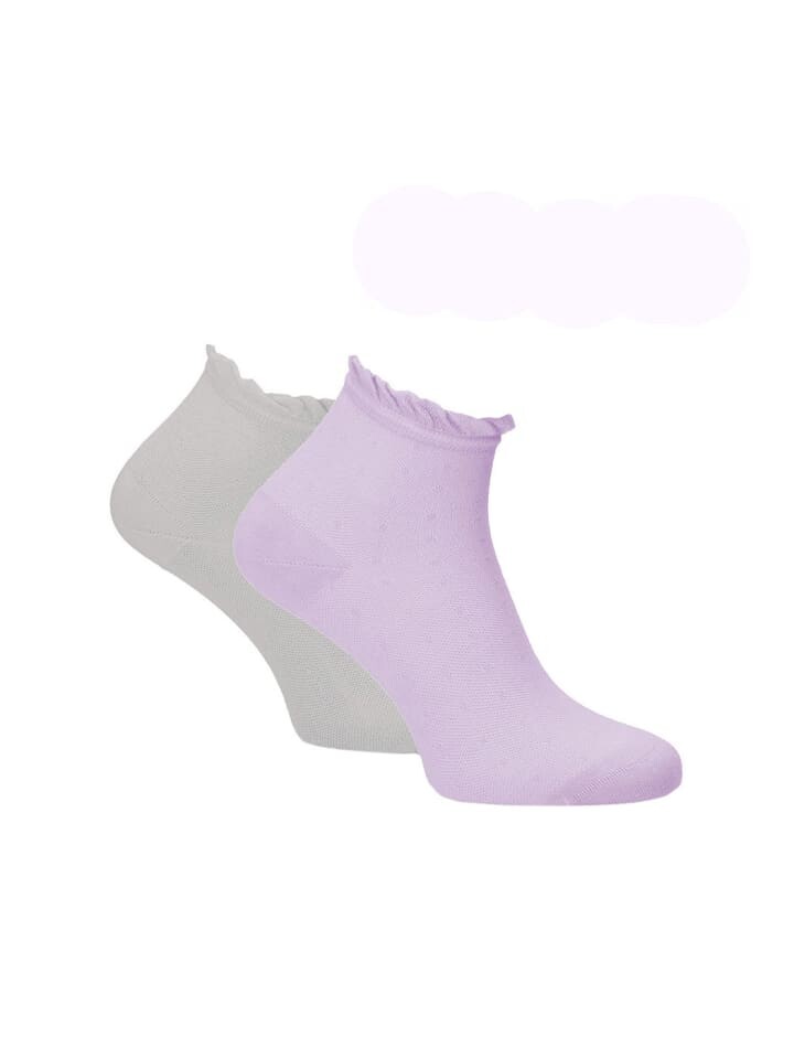 

Носки Tamaris Sneaker Söckchen Quarter Dots, цвет lavender und grey