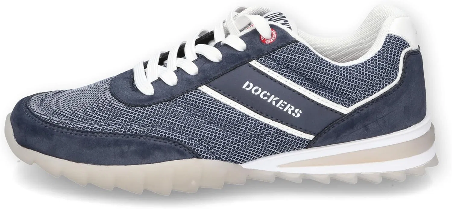 Мужские низкие кроссовки Dockers by Gerli, сменная стелька, Navy 660 — фото 2