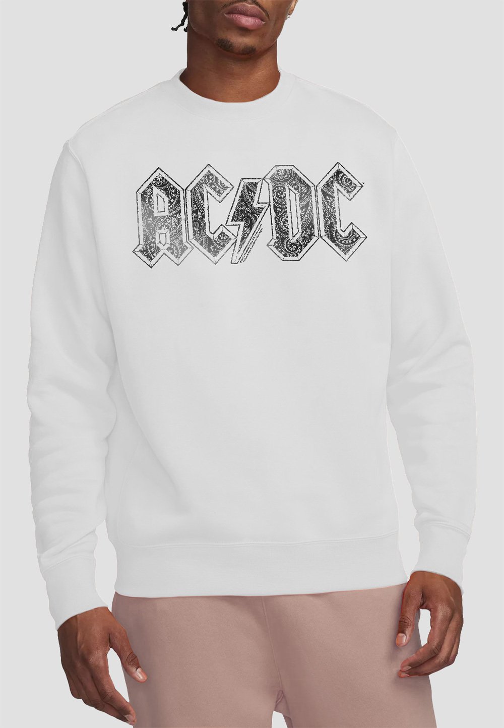 

Толстовка AC/DC PAISLEY LOGO Cotton Soul, белый