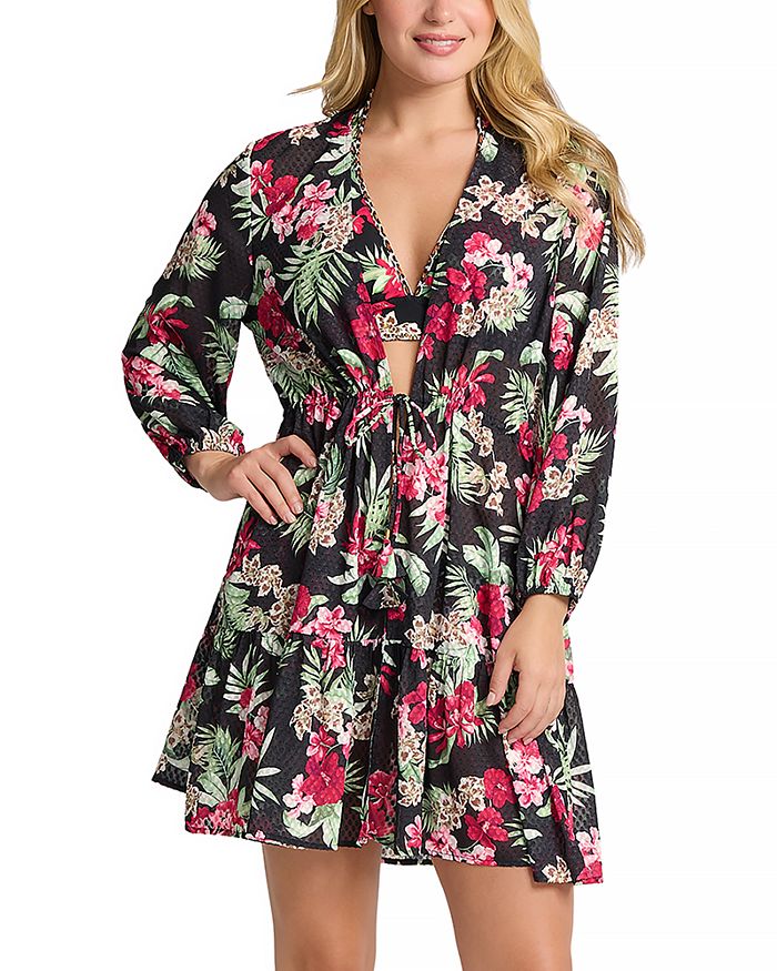 

Туника для плавания Lily Cat Tommy Bahama, мультиколор