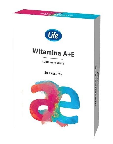 

Life Witamina A+E витамины и минералы, 30 шт.