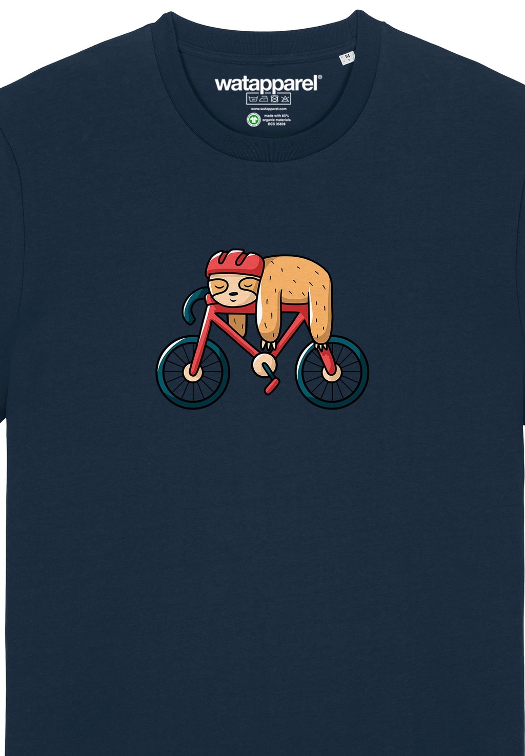 

Футболка с принтом SLOTH watapparel, темно-синий
