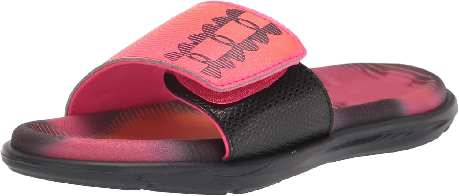

Сандалии-слайды Mercenary от Under Armour Unisex, цвет Penta Pink (600)/Blaze Orange, цвет 2, женские, США