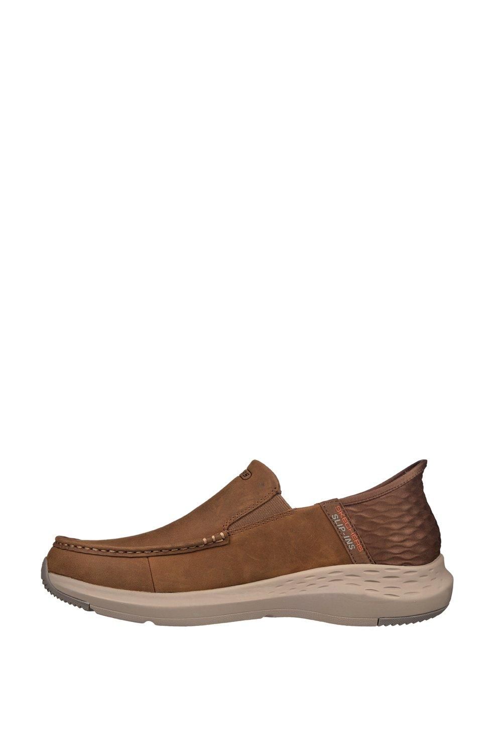 

Кожаные слипоны Parson Oswin Moc Toe из кожи пустыни Skechers, коричневый
