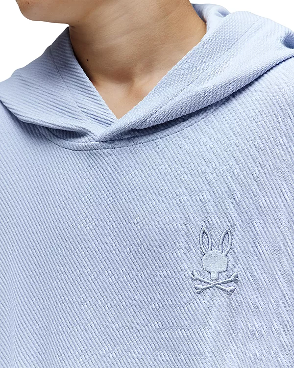 Детская толстовка с твиловой текстурой «кай» - для малышей и взрослых. Psycho Bunny, синий — фото 3
