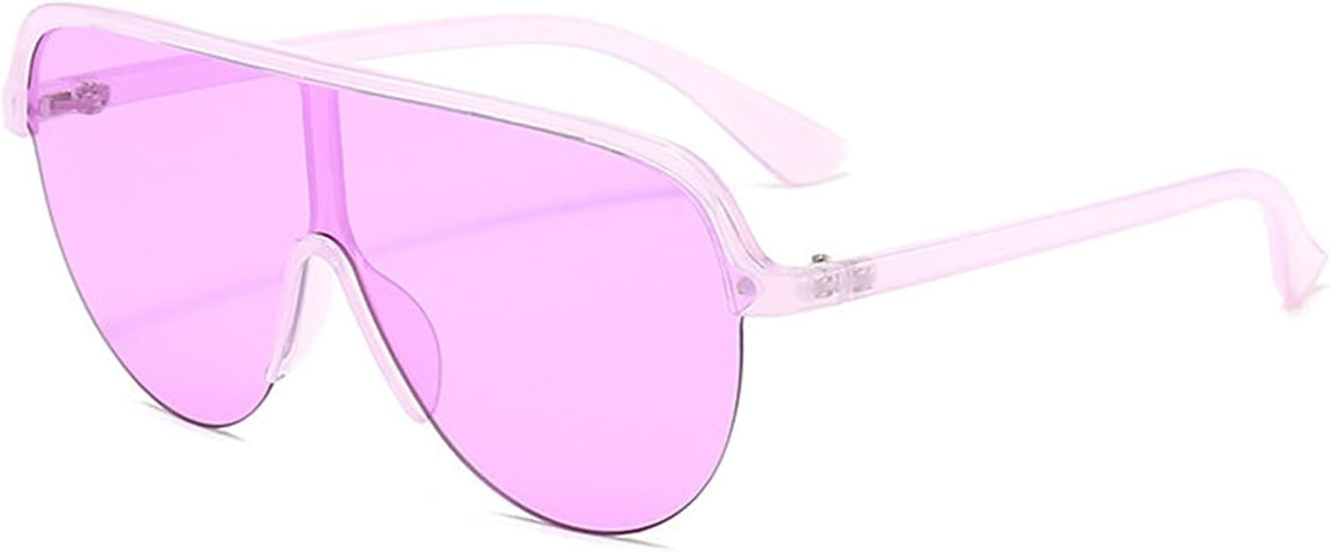 

Willochra — большие цельные солнцезащитные очки с зеркальными линзами для женщин, модные очки в стиле Y2K с плоскими зеркальными линзами для мужчин, очки в стиле хип-хоп, Purple