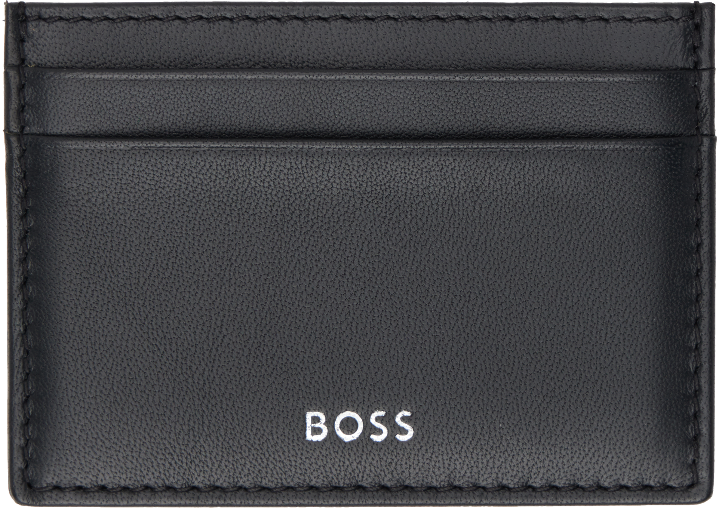 

Кожаный держатель для карт BOSS, черный