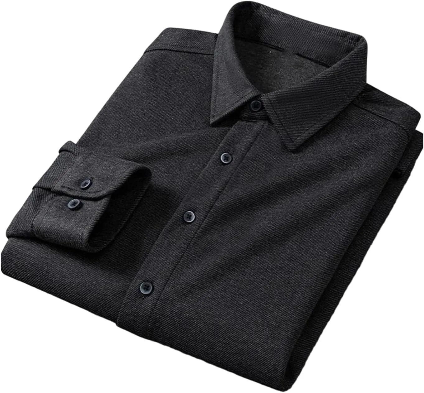 

Мужская утепленная флисовая рубашка с длинным рукавом для зимы и осени