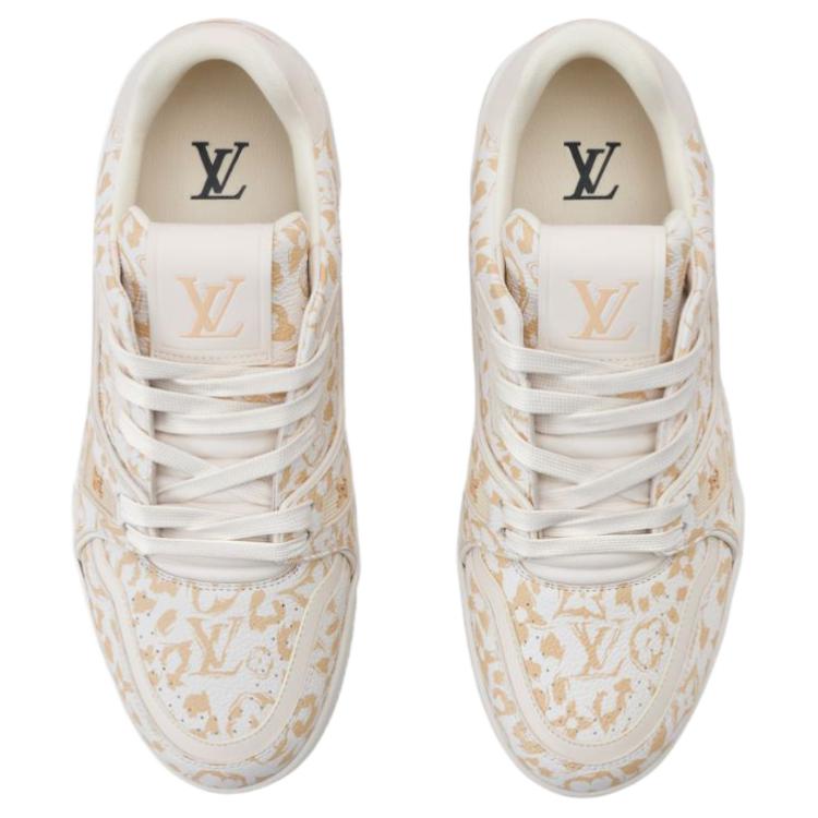 LOUIS VUITTON Кроссовки Trainer Low top Skateboard, женские, цвет Light Umber — фото 4