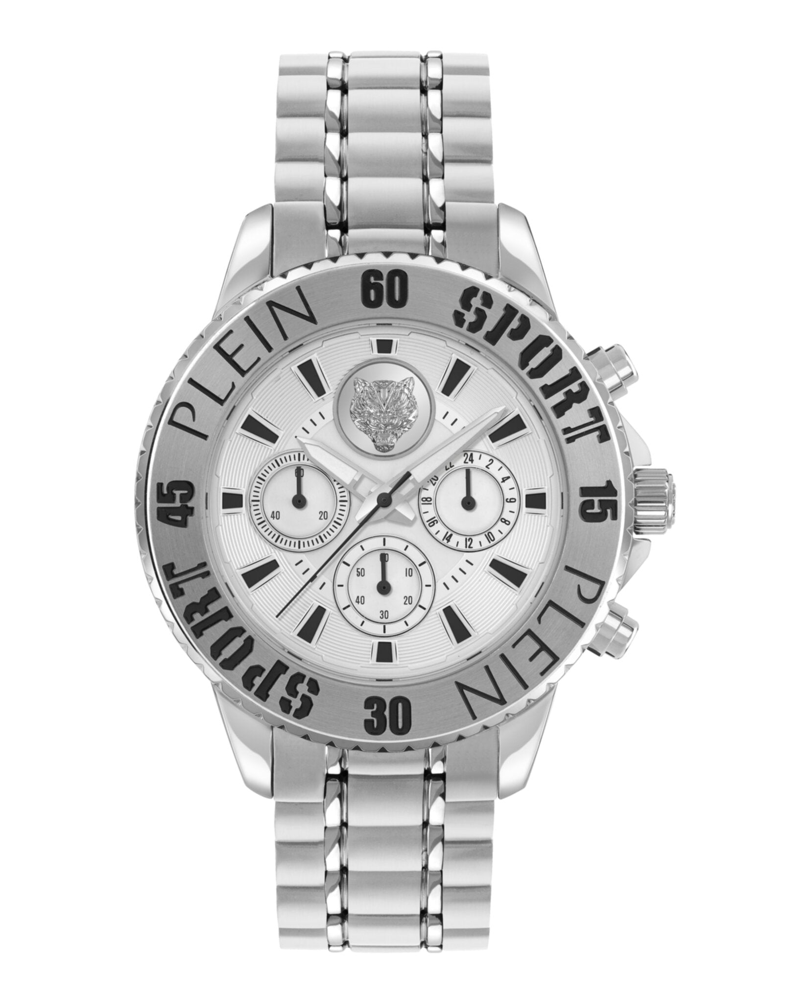 

Часы Glam Chrono PLEIN SPORT, цвет silver/stainless steel/silver