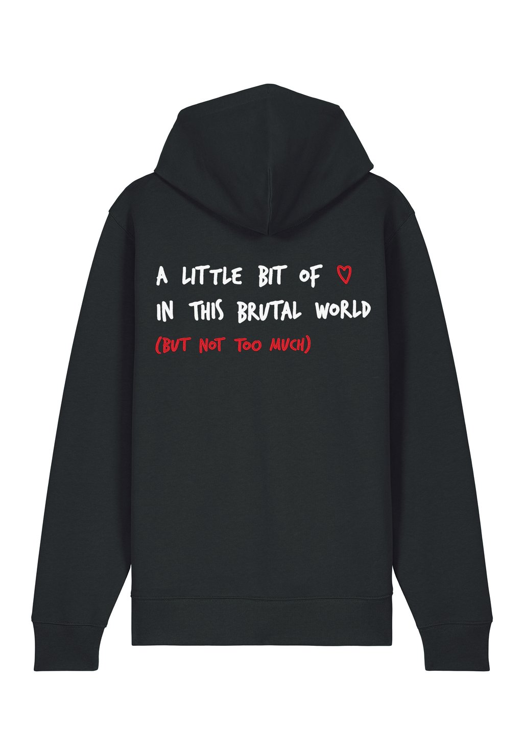 

Толстовка на молнии BRUTAL BACK EMBROIDERY Mira Paris, черный