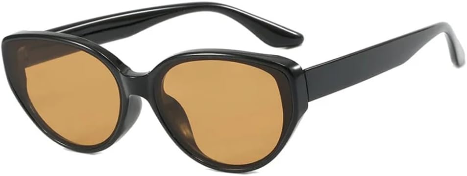 

Солнцезащитные очки «Кошачий глаз» в стиле «Крутой чай» для женщин и мужчин, винтажные солнцезащитные очки для женщин, плоские очки, защита от УФ-излучения UV400 VFDHN, 3