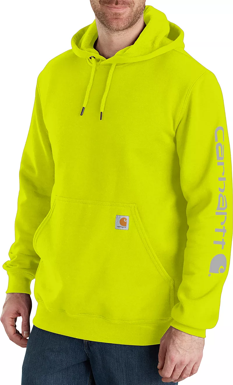 

Мужская толстовка Carhartt K288, цвет Brite Lime