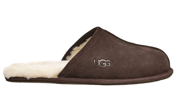 Модные сандалии, тапочки, подкладка из флиса, коричневые Ugg, коричневый — фото 3