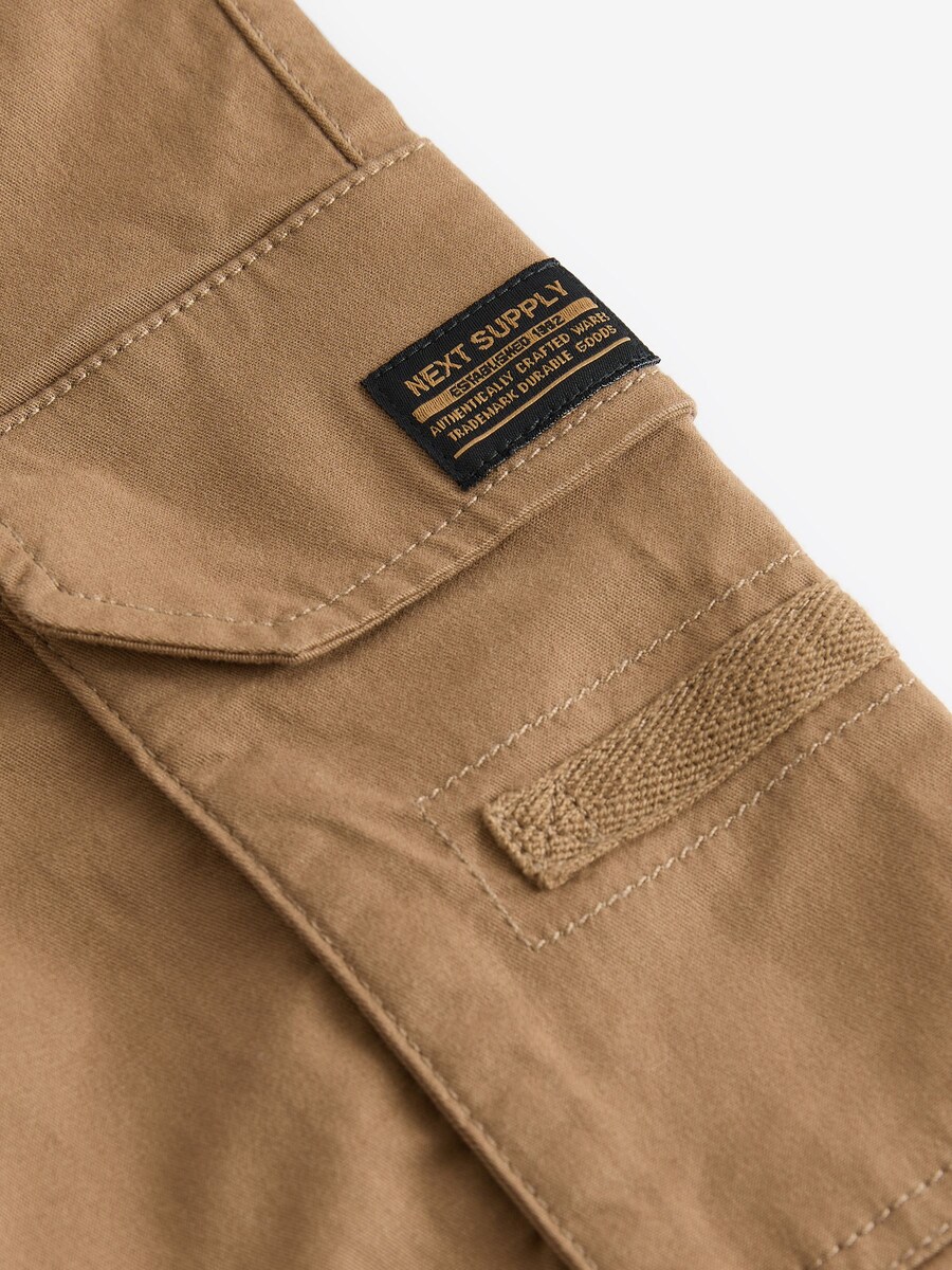 Тканевые брюки Next Tapered Pants, светло-коричневый — фото 4