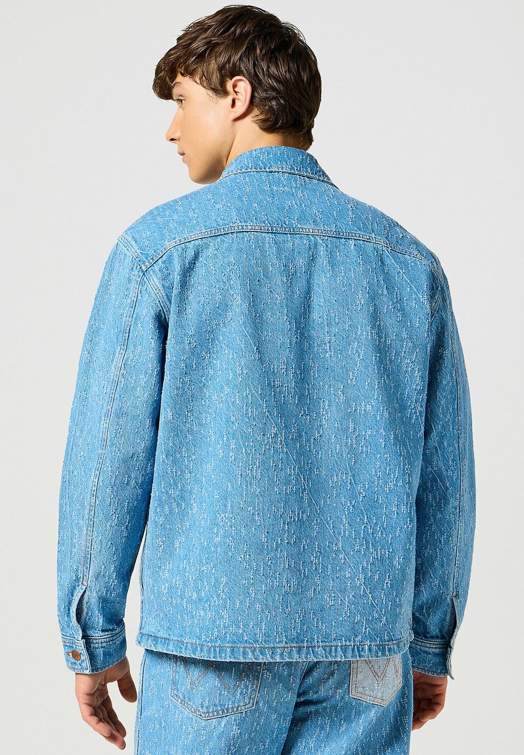 

Джинсовая куртка NOVAK CHORE Wrangler, синий деним