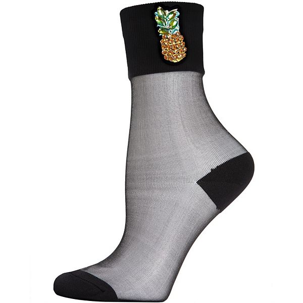 

Женский носочек-браслет с пайетками Pineapple Crush Memoi