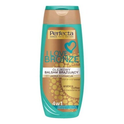 

Sun Perfecta I Love Bronze Oil Бронзирующий бальзам 4 в 1 для светлой кожи